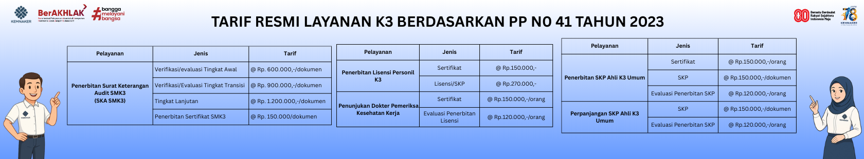 tarif tabel